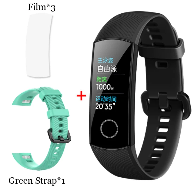 Смарт-браслет huawei Honor Band 5 Oximeter с сенсорным экраном Magic color swim Detect Heart Rate Sleep Nap Honor Band5 - Цвет: BLK n film LV