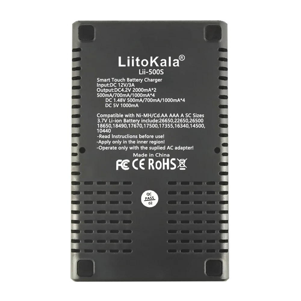 LiitoKala Lii-PD2 Lii-PD4 Lii-S8 Lii-500 Lii-600 battery Charger