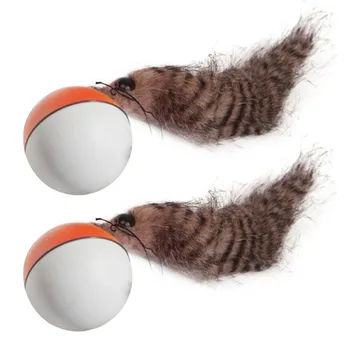 

2Pcs Ball Creative Practical Funny Water Mouse Toy Rolling Ball Beaver Balls Electric Beaver Weasel Toy for Children Kids