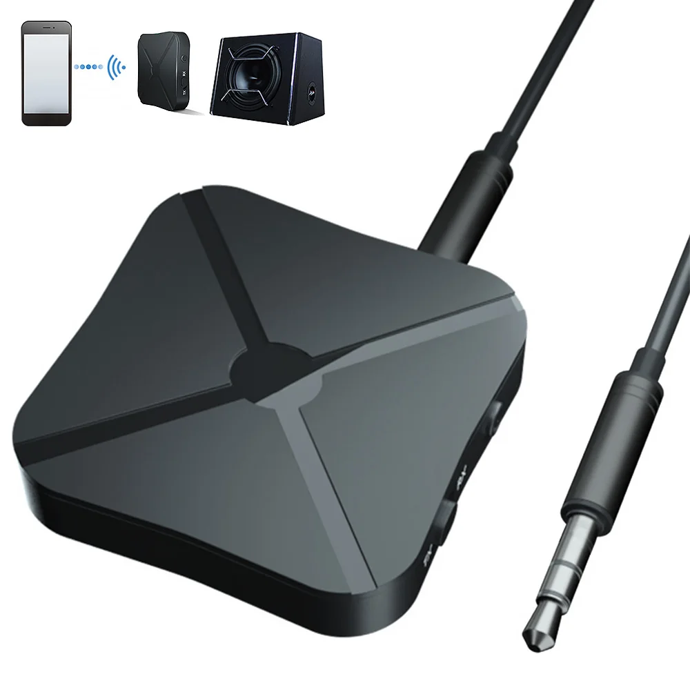 2 в 1 Bluetooth 4,2 приемник и передатчик Bluetooth беспроводной адаптер аудио с 3,5 мм AUX аудио для домашнего ТВ ПК