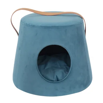 

Pet Nest Dual-use Closed Soft And Comfortable Leather Portable Sturdy And Wear-resistant Four Seasons Universal Pet Supplies