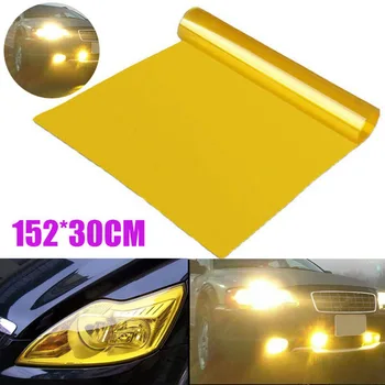 

Wrap Headlight tint film Sticker Equipment Auto Universal Yellow Fog light Film