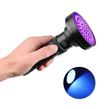 

395 LED UV Torch Dog Cat Pet Urine Stains Banknote Detection Torch Lamp Light Multi-function Long Shots Lamp Hunting