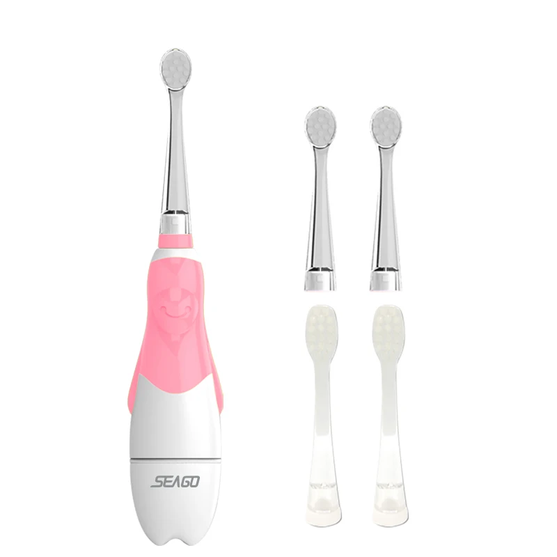 SEAGO Baby Electric Toothbrush 1-3 Ages Smart Tooth Brush Waterproof Soft Sonic Brush Tooth Toddler Electronic Toothbrush SG513 SEAGO Baby Electric Toothbrush 1-3 Ages Smart Tooth Brush Waterproof Soft Sonic Brush Tooth Toddler Electronic Toothbrush SG513