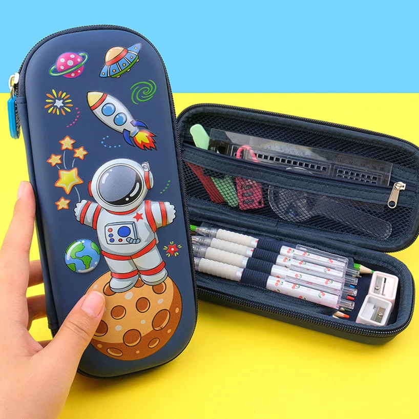 Astronaut Pencil Case Kawaii Stationery Unicorn Box For Girls Trousse Scolaire 3D Astuccio Estuches Escolares Pencilcase | Канцтовары