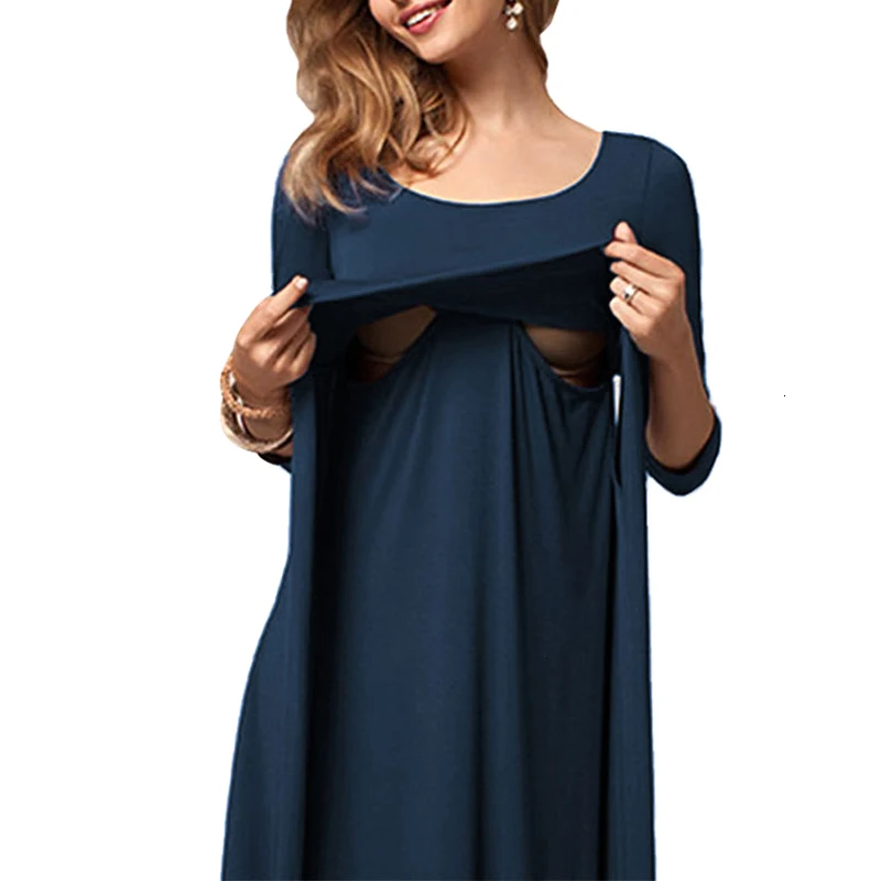 ENXI, Новое поступление, одежда для кормящих беременных, кормящих грудью, для беременных женщин, платья для беременных