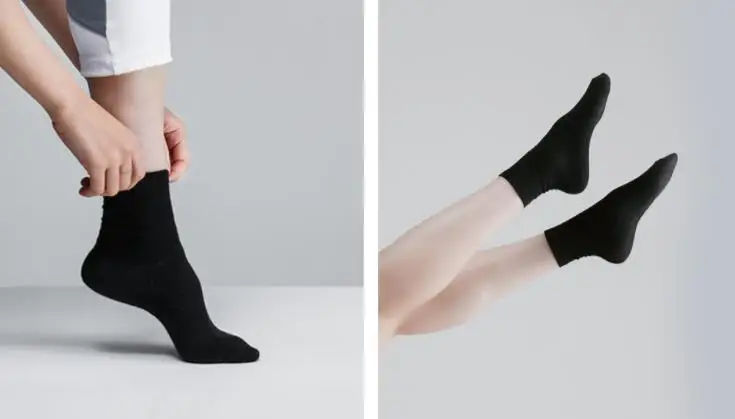 10 пар одноразовых чулок xiaomi для мужчин и женщин хлопковые носки для дома для кемпинга, путешествий smart
