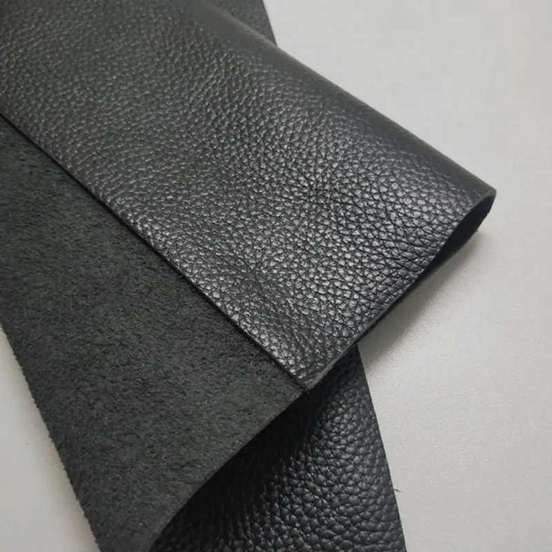 Leather material Leather fabric 1.3-1.5mm thick cowhide DIY lychee pattern