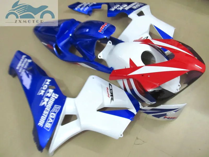 Индивидуальные Инъекции обтекатель комплект Подходит для Honda CBR600RR 2003-2004 CBR 600RR 03-04 ABS обтекатель наборы синий белый красный кузов DV16