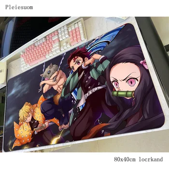 

Kimetsu no Yaiba mousepad gamer New arrival 800x400mm gaming mouse pad thick notebook accessories laptop padmouse ergonomic mat