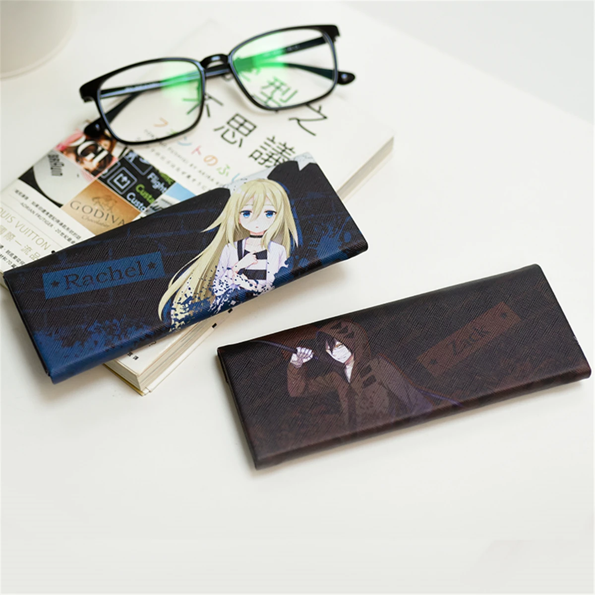 Japanese Style Cartoon Anime Angels of Death Rachel Gardner Glasses Eyewear Case Cover Portable Protector Pencil Bags