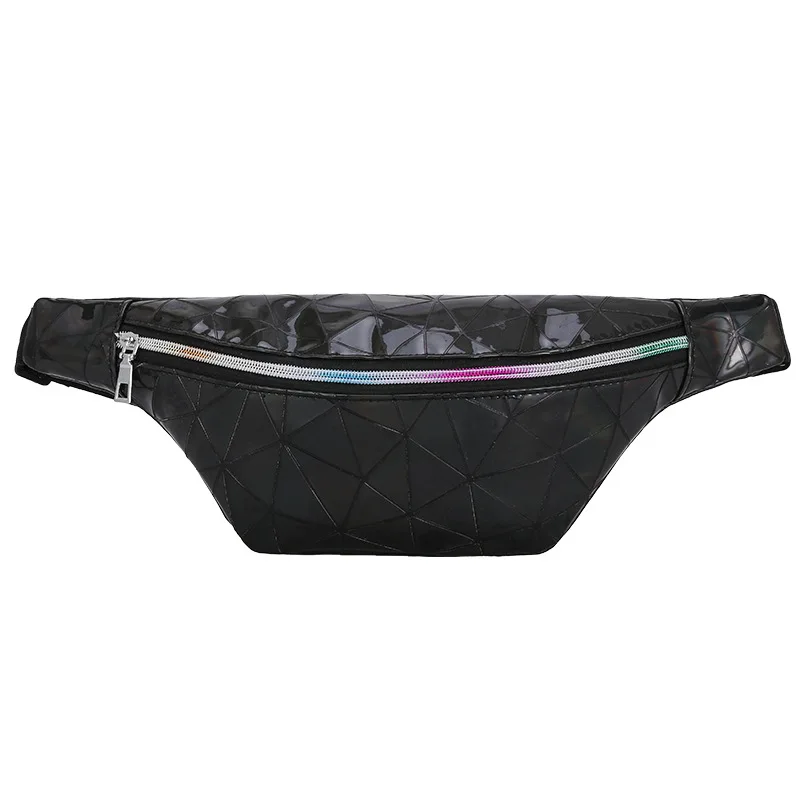 

Fashion sports laser bag female new Korean casual outdoor multi-function rhomboid chest bag