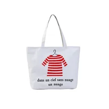 Грант из рюкзак из холщовой ткани с принтом для покупок универсальный экологически чистый наплечный мешок сумка мультяшная Холщовая Сумка