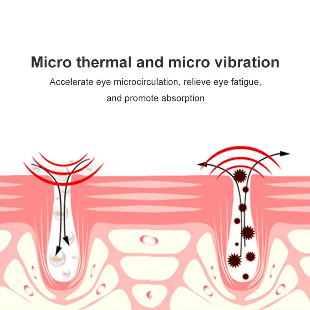 3d ems micro óculos de corrente massageador