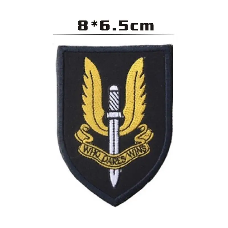 SAS вышивальный Знак Эмблемы крыла Великобритании Special полный спектр услуг в стиле