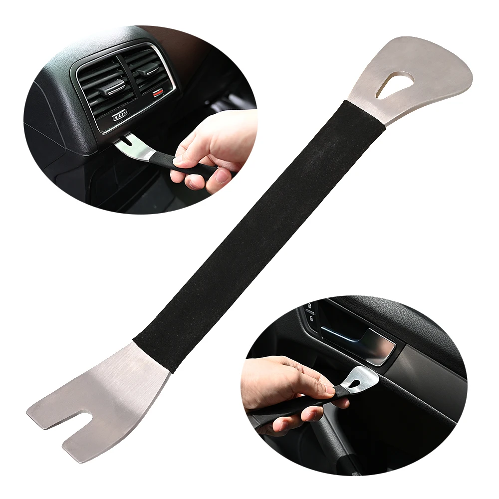 

FOSHIO Car Interior Disassembly Installing Repair Tool Vehicle Radio Door Clip Panel Trim Audio Dashboard Removal Metal Pry Tool