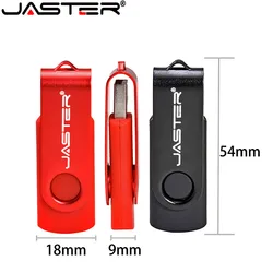 JASTER clé Flash usb 2.0, clé usb pivotante, clé usb pivotante, 64 go, 32 go, 16 go, 8 go, 4 go, stylo créatif 