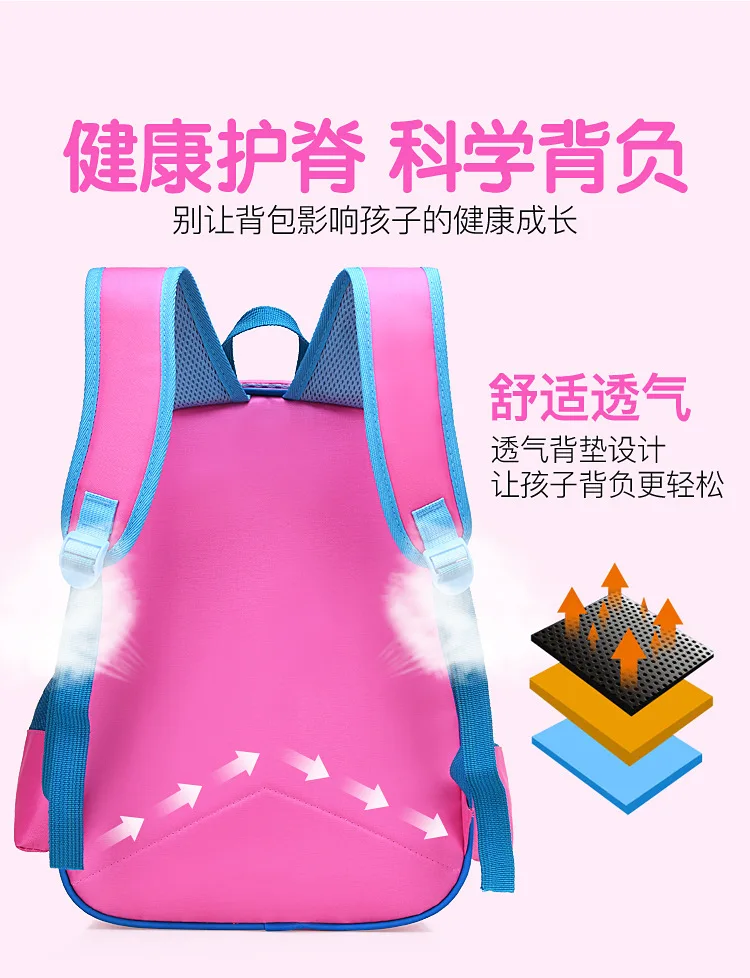 Children School backpacks for Girls Primary princess School Book Bags Sac Enfant waterproof School Bags Kids Orthopedic Backpack