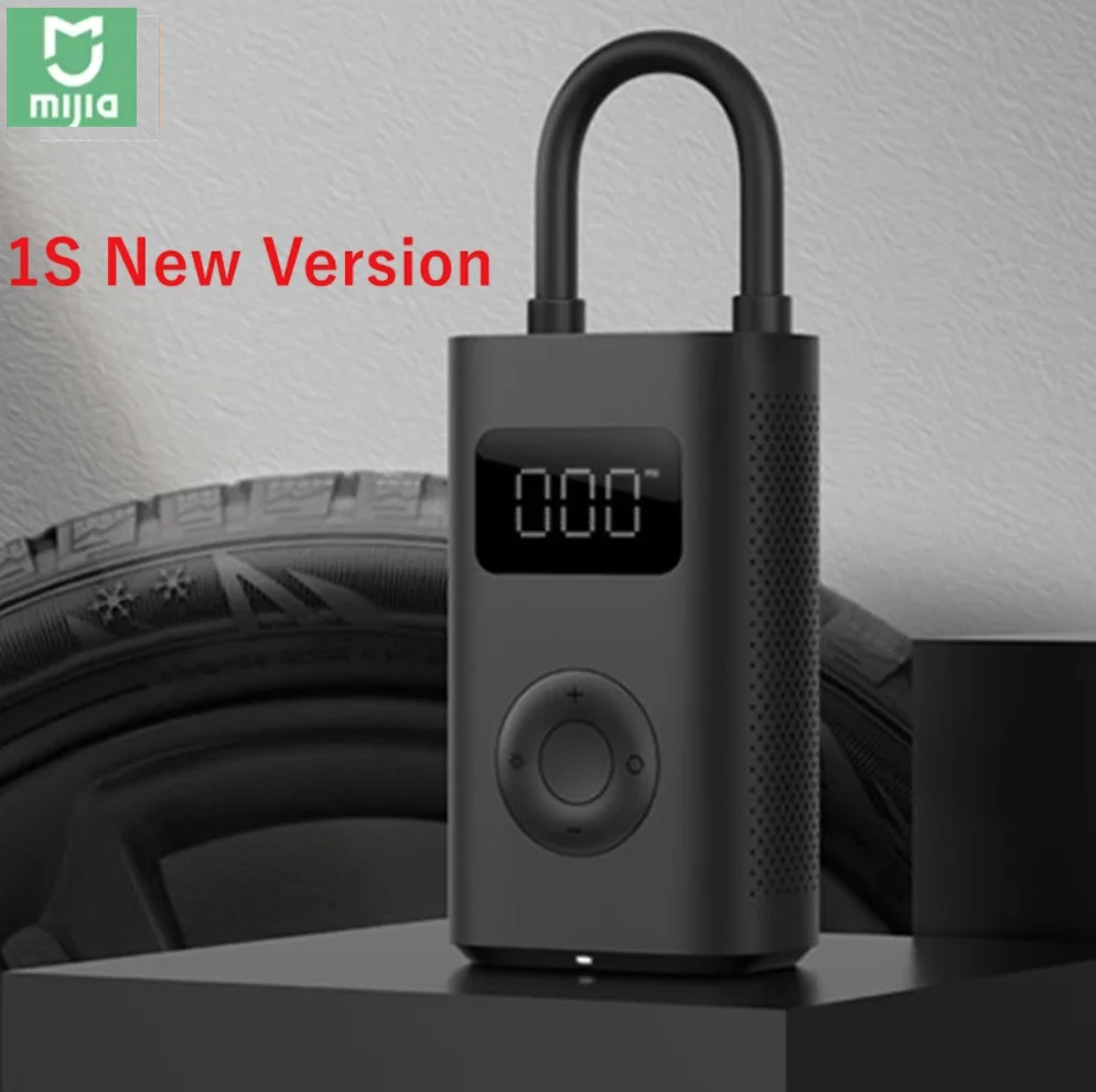 Xiaomi Mijia Air Pump 1S /Pump 2 Portable Electric Air Compressor Tire Sensor Mi Inflatable Treasure for Motorcycle Car Soccer