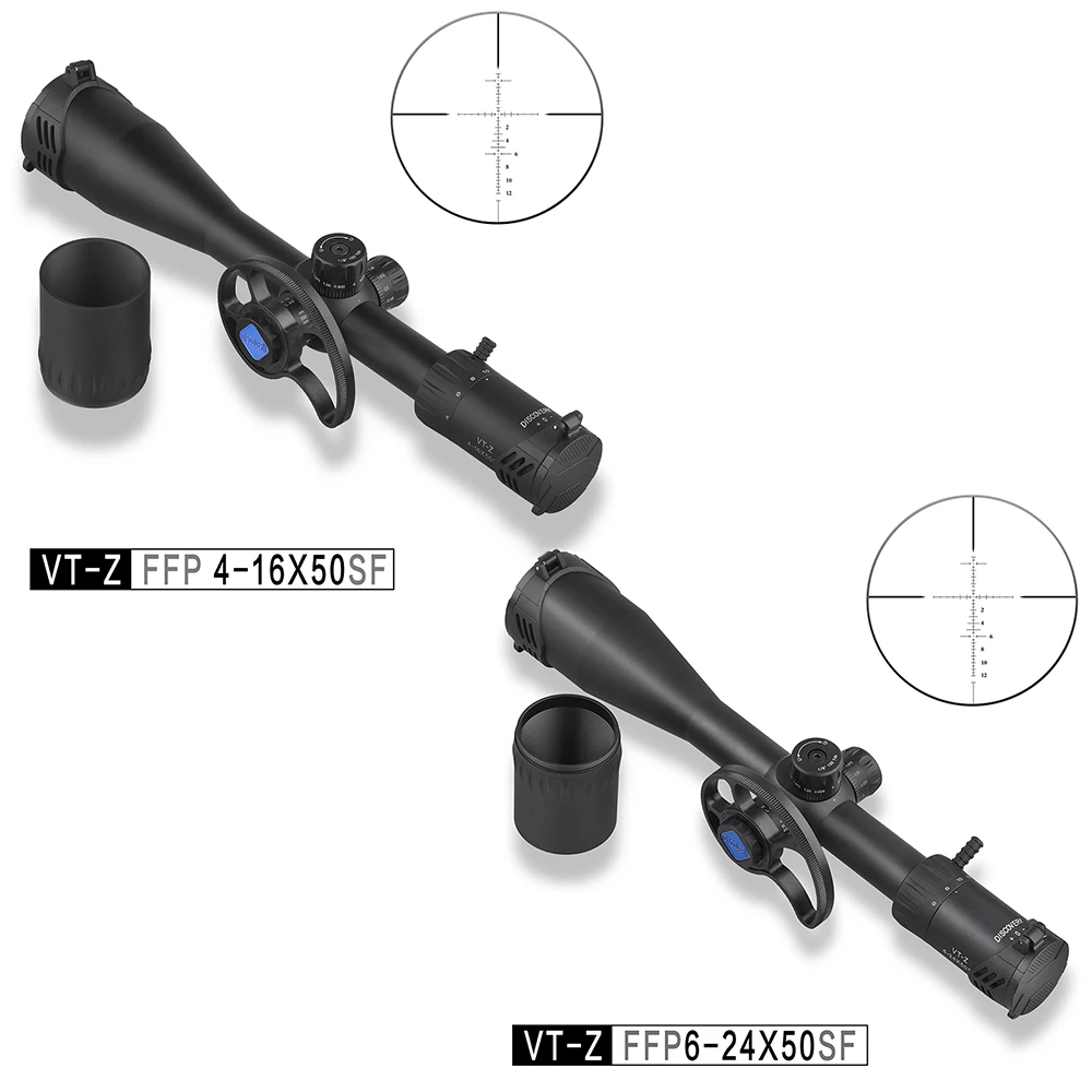 FFP 4-16X50 6-24 Airsoft sight Tactical hunting gear First Focal Plane with New Involute Side Parallax Wheel
