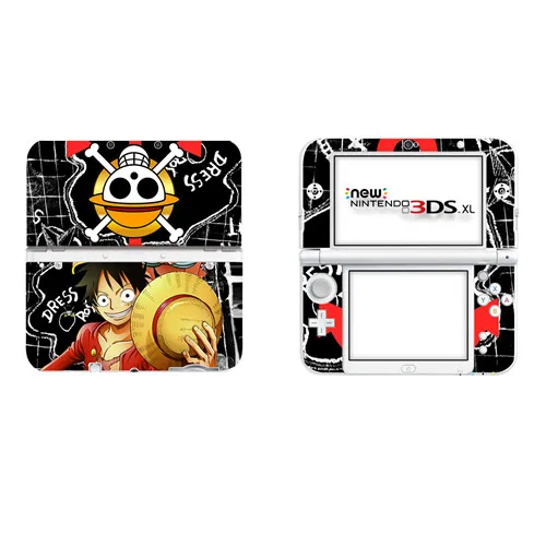 DSLL0341 Аниме Одна деталь Луффи виниловая наклейка кожи Стикеры для нового 3DS XL LL шкуры Стикеры s для нового 3dsll Винил Защитная Наклейка - Цвет: DSLL0341