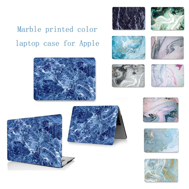 Чехол для ноутбука с мраморным принтом для Macbook Air retina Pro 11 12 13 15 для Mac Book New Pro 13 15 New Air 13,3+ с сенсорной панелью