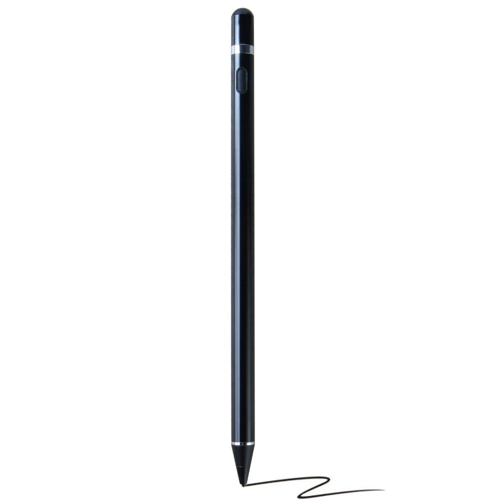 Smart active touch емкостный универсальный стилус ручка для android apple мобильный телефон без bluetooth карандаш для рисования с магнитной крышкой