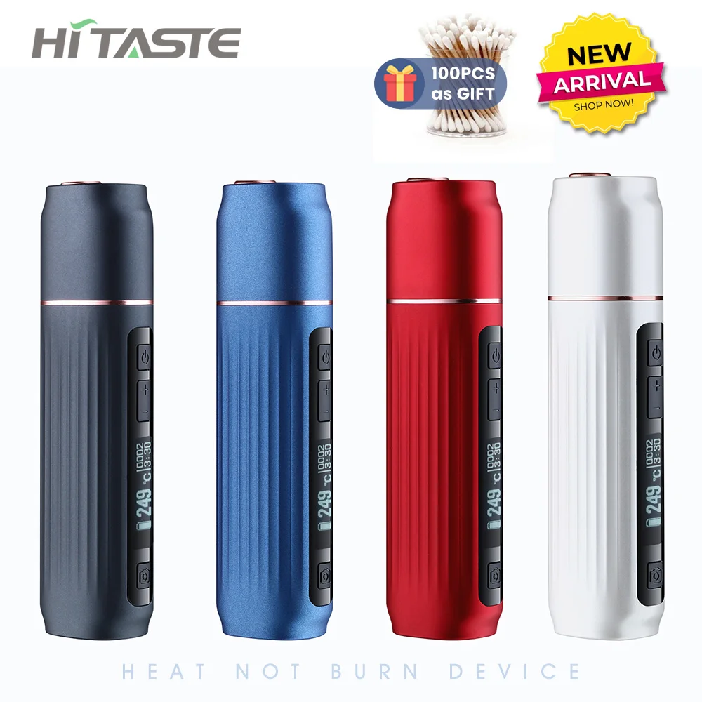 Hitaste-Dispositivo de calor Hi10, 2021 mAh, Pin de cerámica + sistema de calefacción de hoja, compatible con Bluetooth, selfi, novedad de 3200