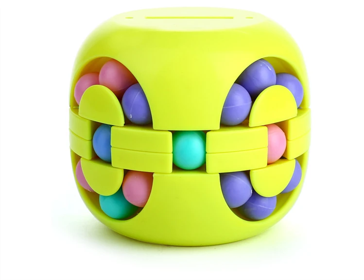 Stress Relief Cube Piggy Bank Antistress Toys for Children Development Adult Fidget Spinner Spinning Bead Kids Educational Gift (6)