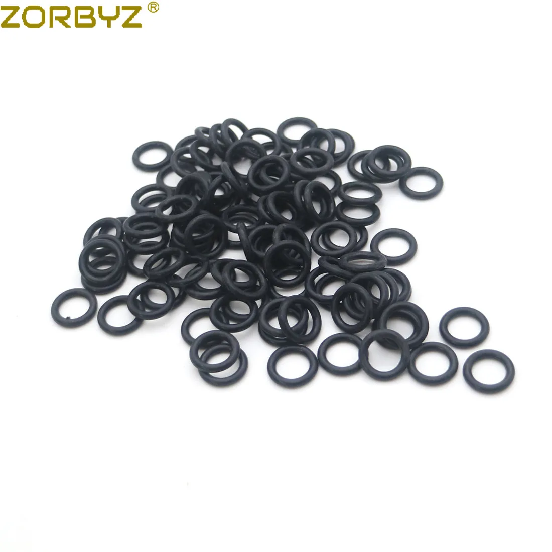 

ZORBYZ Motorcycle 100 Pcs Black Engine Transmission Primary Twin Cam Oil Drain Plug O-Ring For Harley