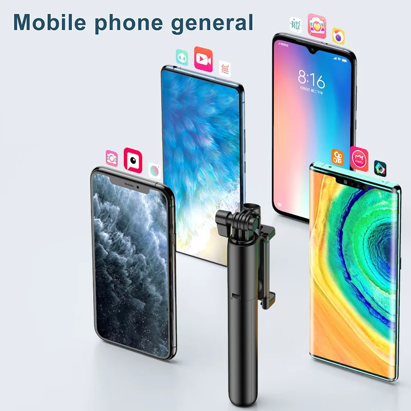 Беспроводная Bluetooth селфи палка MAMEN для iPhone 11 Pro 7 8 складной ручной монопод Samsung Galaxy