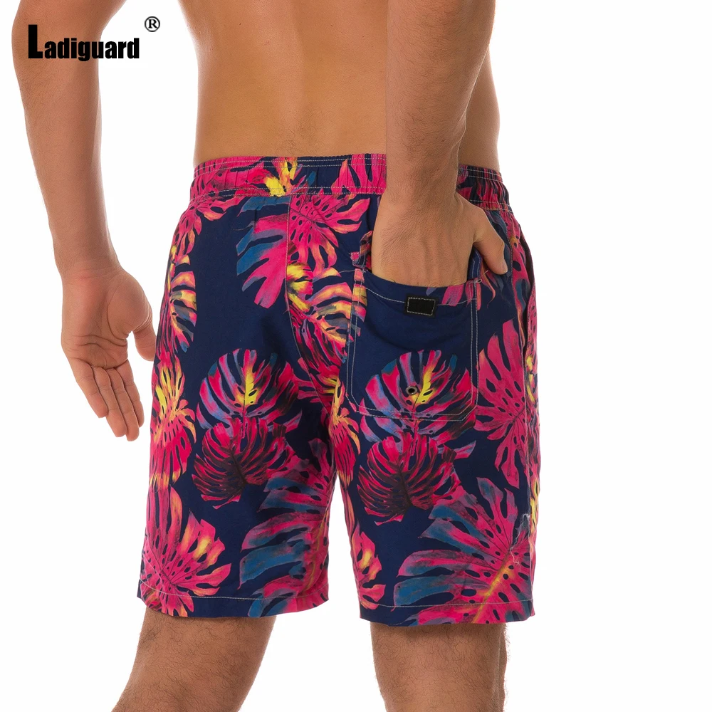 smart casual shorts Samlona Men Fashion Leisure Printed Shorts 2022 Summer New Sexy Drawstring Shorts Male Casual Pockets Design Beach Short Pants best casual shorts for men