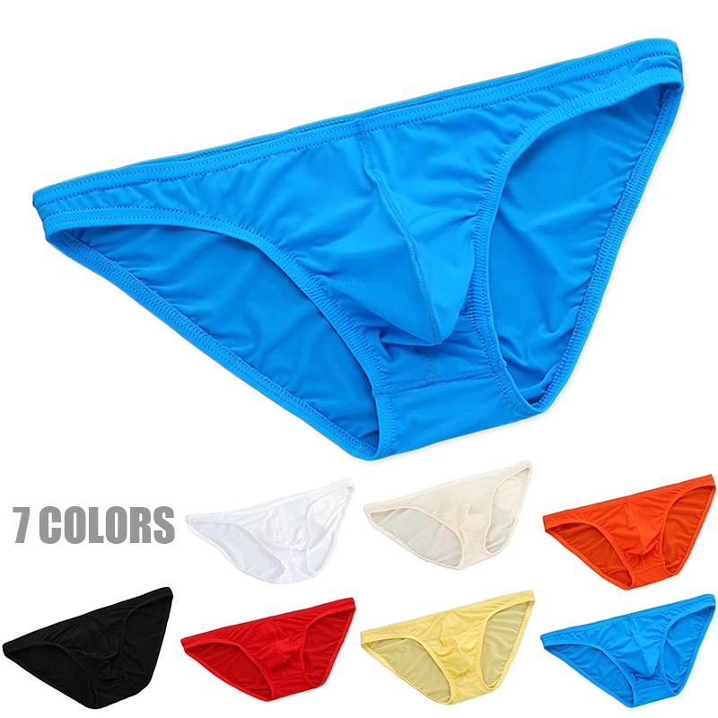 

Сексуальное мужское нижнее белье с U-образным вырезом, Ультратонкие мужские трусы Прозрачный ледяной шелк, сексуальные шорты с низкой талией для мужчин