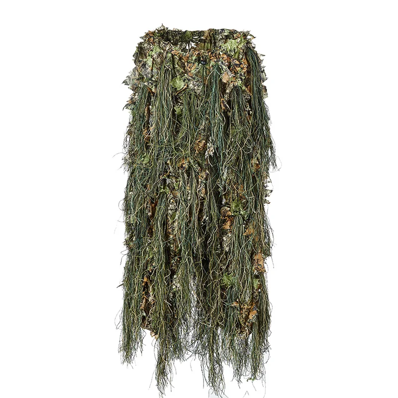 Ghillie костюм охотничий лес 3D Bionic Leaf Маскировочная форма Cs камуфляжные Костюмы Набор Снайпер джунгли Поезд Одежда для охоты