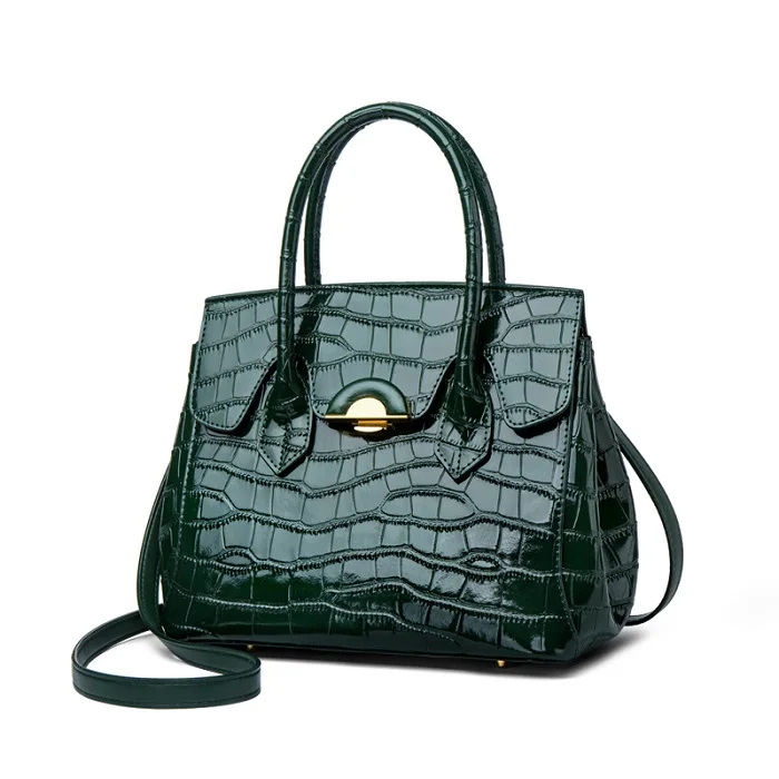 Новинка! Женская сумка из натуральной кожи модные женские ZOOLER роскошные дизайнерские сумки, сумка в руку, большая сумка для груза, высокое качество, ручная сумка bolsa feminina# MH203 - Цвет: mh203-green