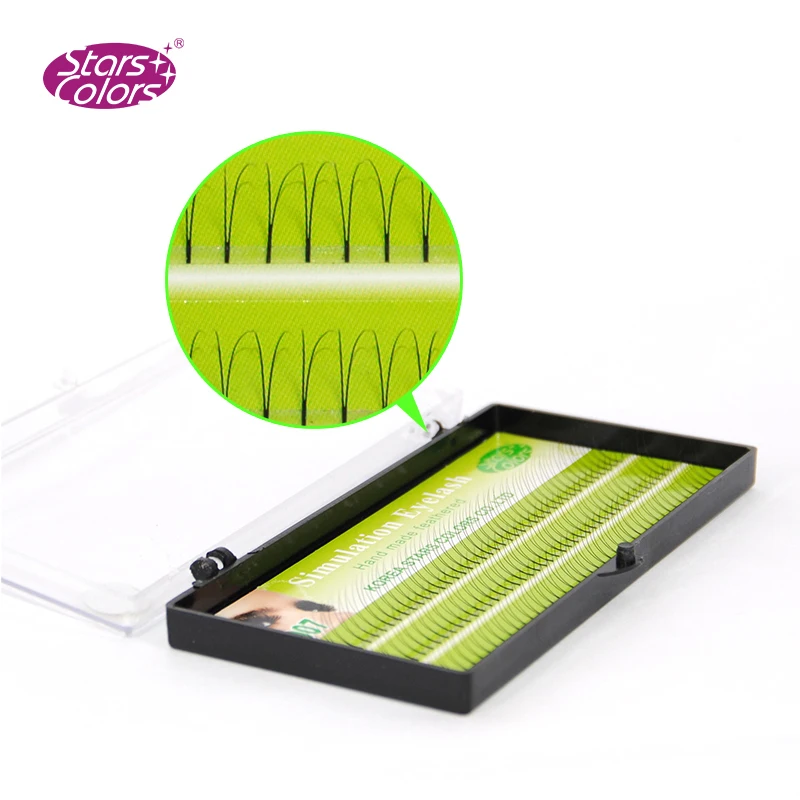 

35 Trays/lot 2D Silk Eye Lashes Make Up Eyelash 0.10mm C&D Curl Natural False Extension Cilia Beauty Tools