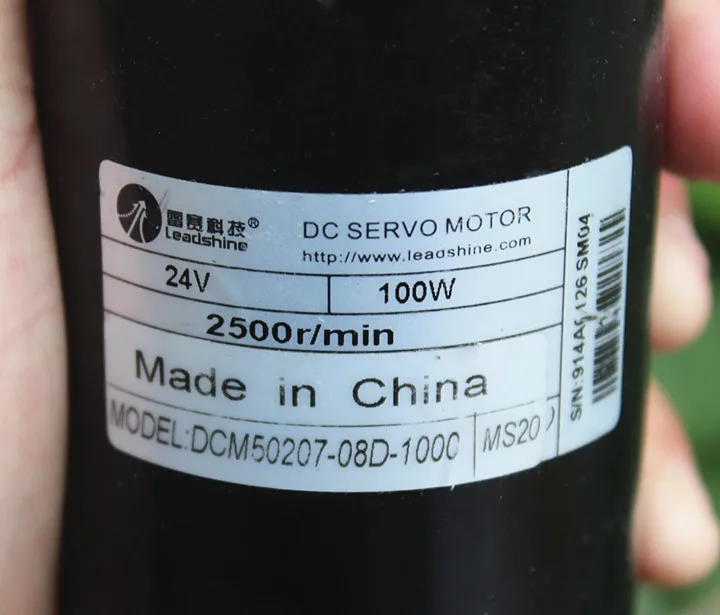 [Слеза] Серводвигатель постоянного тока DC24V 100 Вт матовый мотор DCM50207-08D-1000
