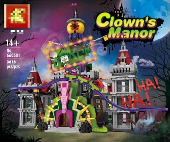 

3616 pcs The Joker's Manor Set Buidling Blocks Bricks Compatible With 70922 Bricks Toys Birthday Gifts For Kids