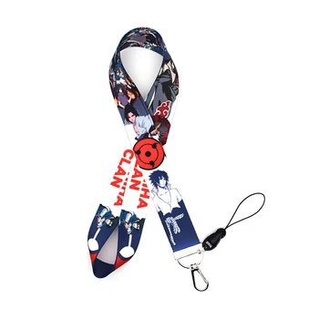 

20pcs/lot NARUTO Lanyard Car Key Hang Rope ID Card Badge Holders Mobile Phone Customizable Neck Straps D239