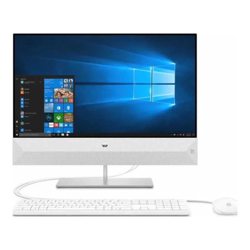 Моноблок HP Pavilion 24-xa0064ur white Core i7 9700T-8Gb-1Tb-noDVD-VGA int-W10 7JU52EA | Компьютеры и офис