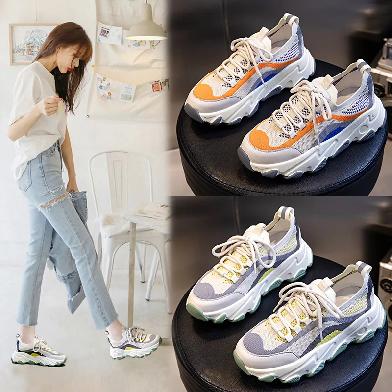 

Genuine Leather Designer Shoes For Women Sneakers 2020 Women's Shoes With Rubber Platform Sneakers Woman Autumn Casual Sneaker