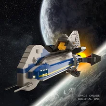 

Moc Roboteched Colonial One Space War Spaceship Classic Movie Building Block Model Military Weapon Kids Construct Toy Gift