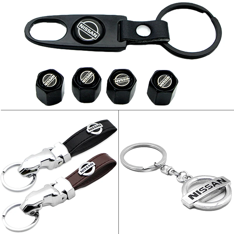 

1pcs Car Keychain Auto Keyring for Nissans Nismo X-trail Almera Qashqai Tiida Teana Automobile Key Accessories Automotive Goods