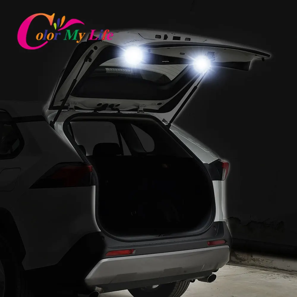 Color My Life LED Car Tail Light Trunk Light Tailgate Lamp Suitcase Lights for Toyota RAV4 RAV 4 5th 2019 2020 Accessories