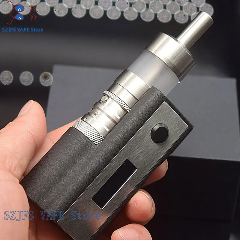 

E-Cigarette Adjustable vape SXK Stealth 60W mod with Flash e Vapor V4.5 RTA 0.91 OLED screen vape 18650 battery Mechanical mod