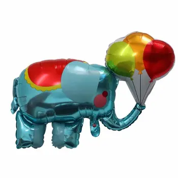 

1pc 109*60cm Large Cartoon Elephant Foil Helium Balloons for Birthday Party Wedding Decoration Baby Shower Air Globos Kids Toy