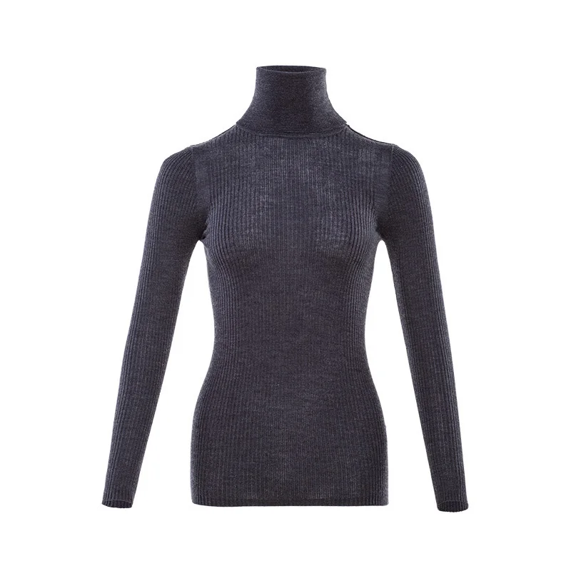 Women Wool Pullover 100%Merino Wool Sweater For