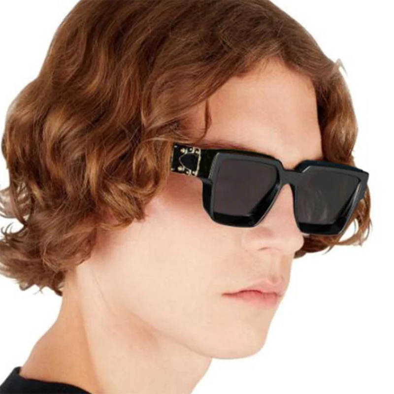

2020 NEW personal trend Sunglasses net red same sunglasses Fashion wide brim and large frame retro glasses for men and women