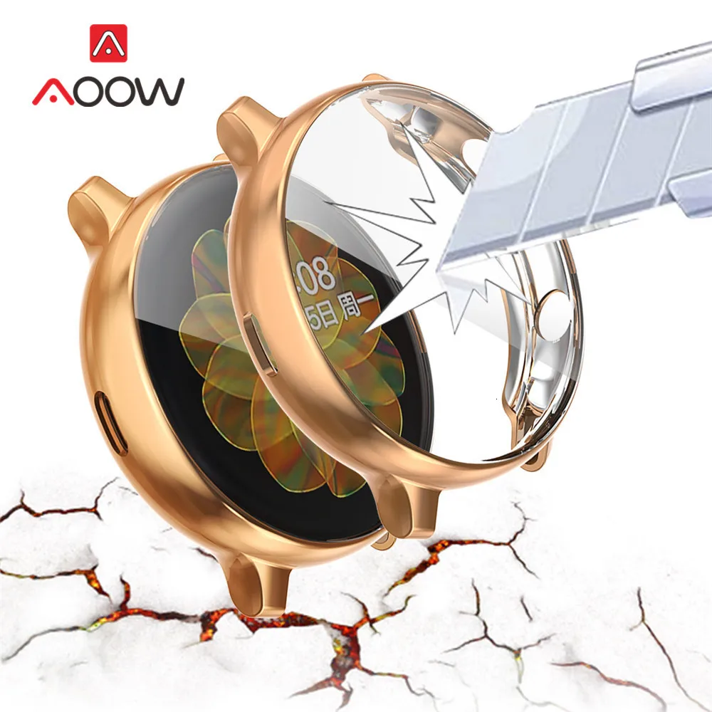 Защитный чехол для экрана для samsung Galaxy Watch Active 2 40 мм 44 мм R820 R830 Active2 ультратонкий защитный чехол с полным покрытием