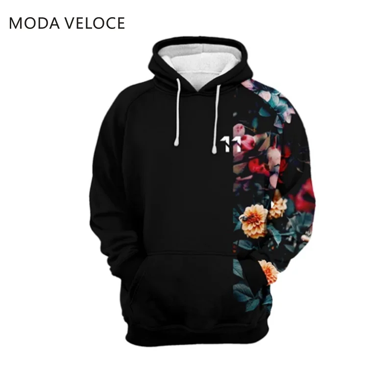 sudadera flores hombre